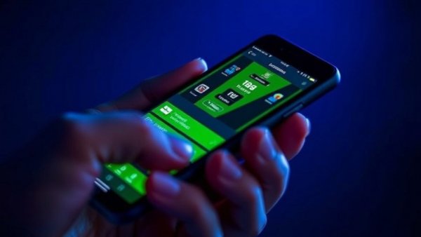 Smartphone displaying NYT Connections Sports Edition logo, vibrant screen.