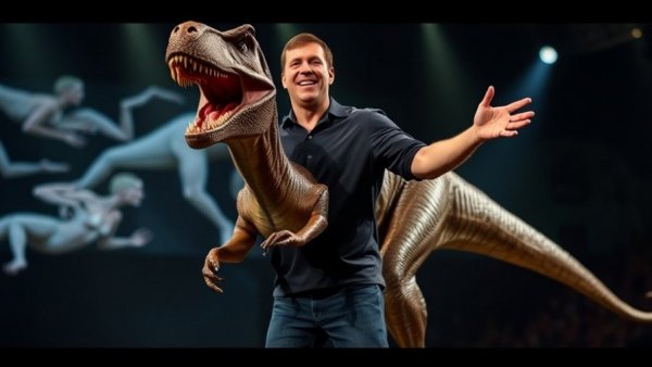 Tony Robbins, the megalosaurus of motivation