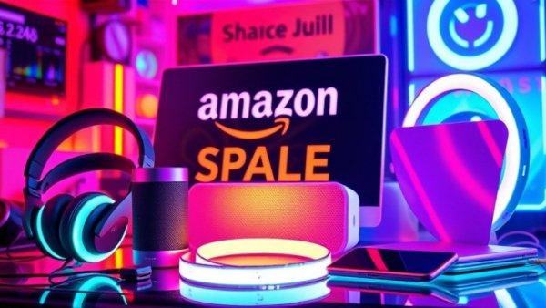 Amazon Spring Sale Deals 2026: vibrant tech display.