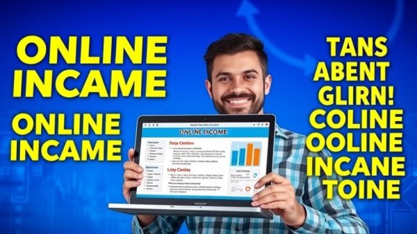 AI tools for beginners: man showcasing income strategy.