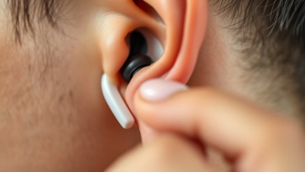 Person feeling discomfort from earbuds, experiencing earbuds hurting your ears.