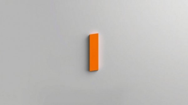 Alpha symbol against gray background.