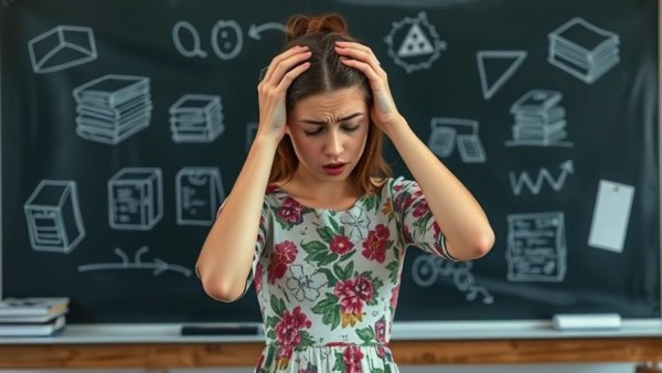 Common Mistakes in Business Entity Formation: Anxious woman in office.