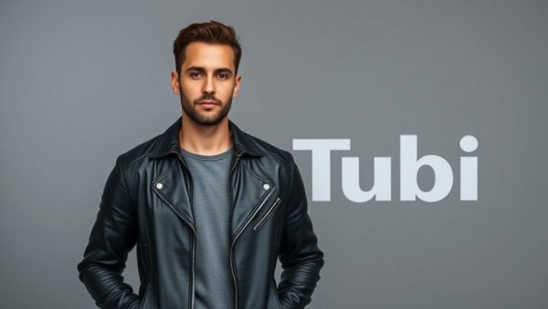 Jay Walker Podcast Premiere on Tubi featuring confident host in leather jacket.