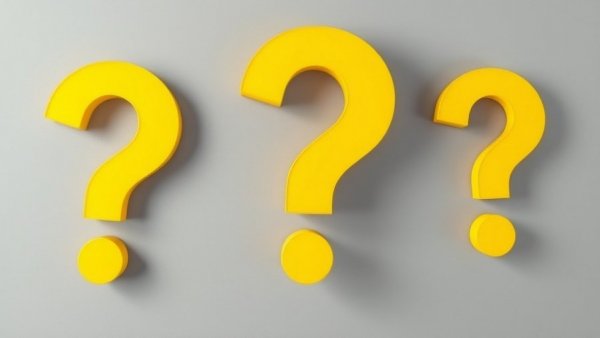 Yellow question marks symbolizing uncertainty in business entity formation.