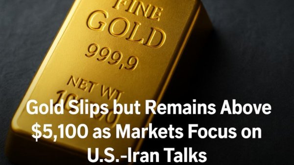 Gold Slips but Remains Above $5,100 as Markets Focus on U.S.-Iran Talks