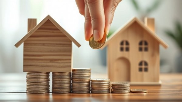 Investment growth concept with coins and house model, Best Investment Property Loans 2026