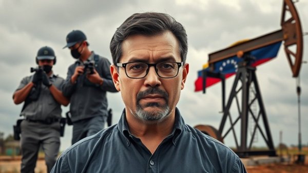 Venezuela Oil Impact on Global Markets: political and economic composite image.