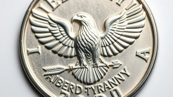 Impact of removing olive branch from dime, modern Liberty coin.