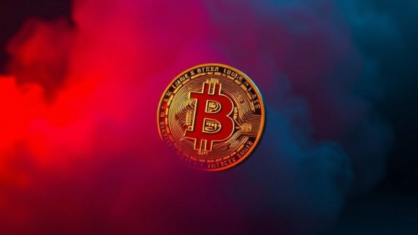 Golden Bitcoin symbolizing cryptocurrency market impact in vibrant hues.