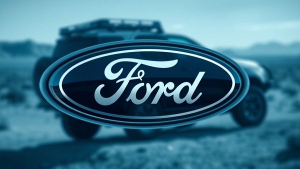 Ford logo on SUV backdrop; Is Ford stock a buy now?