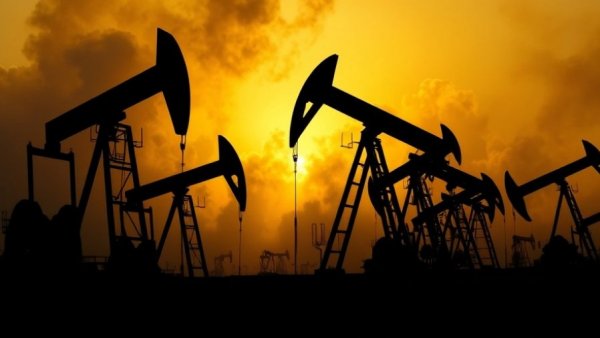 Oil pumps under a smoky sky highlighting Gulf War financial implications.