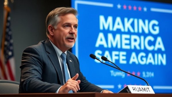 Conference on Iran War Economic Impacts with speaker in focus.