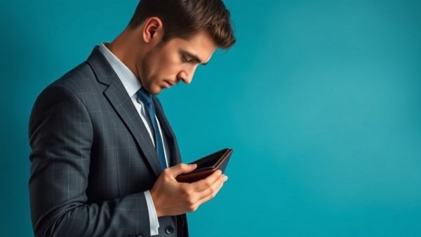 Best Cash Flow Loans for Small Businesses: Man holding empty wallet.