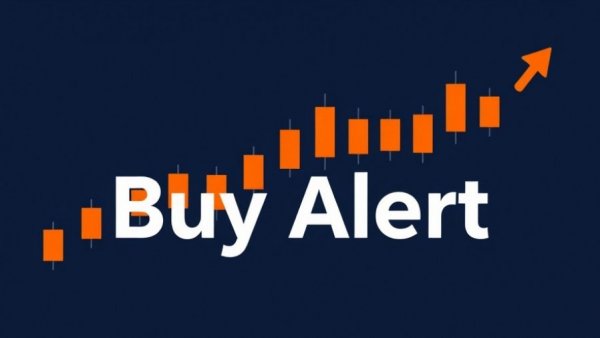 iShares Defense Industrials Active ETF buy alert with candlesticks.