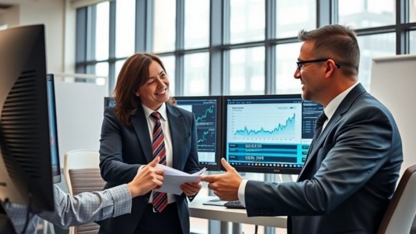 Business professionals discuss inflation and cost of capital for SMBs using financial data.