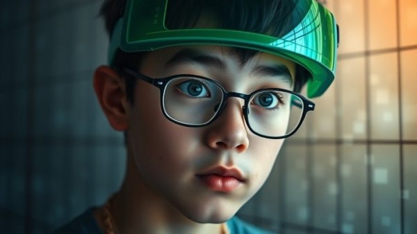 Understanding Market Cycles: Young man pondering digital choices.