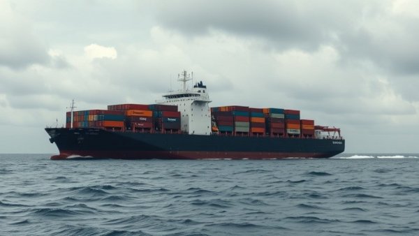 Iran Deal Rejection Impact on Business Strategy: large cargo ship at sea