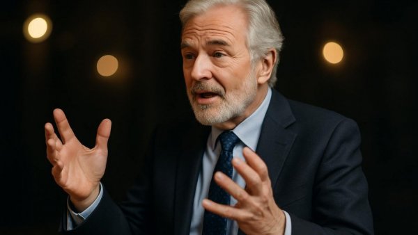 Distinguished older male gesturing in conversation, AT&T Customer Loyalty Strategy