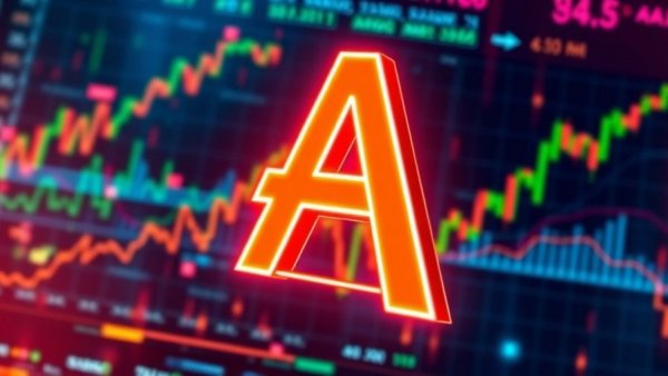 Alpha symbol representing investment opportunities with vibrant design.