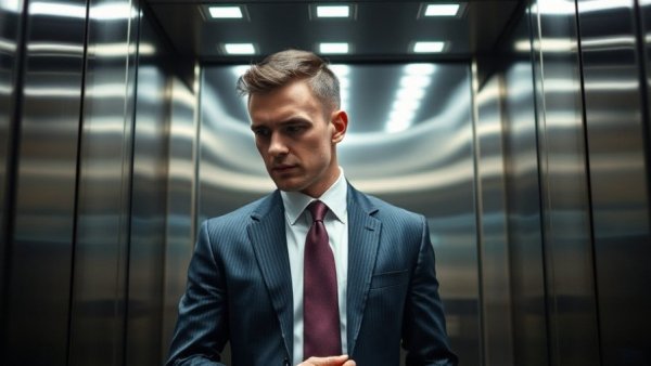 Tesla Toyota Automotive Industry Insights in modern elevator setting.