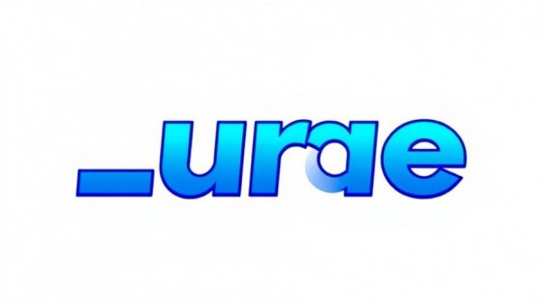 Stylized blue logo illustration, minimalistic design.