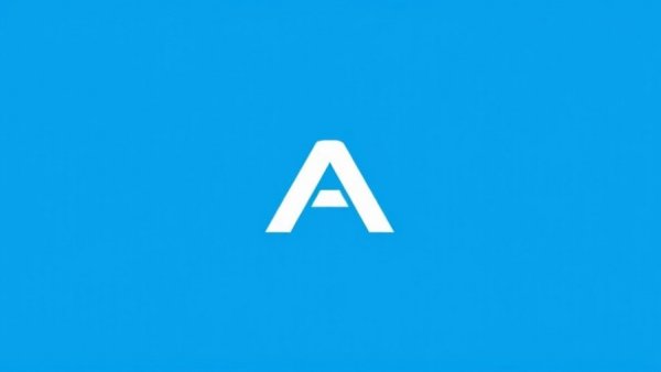 Abstract blue and white logo for investment strategies