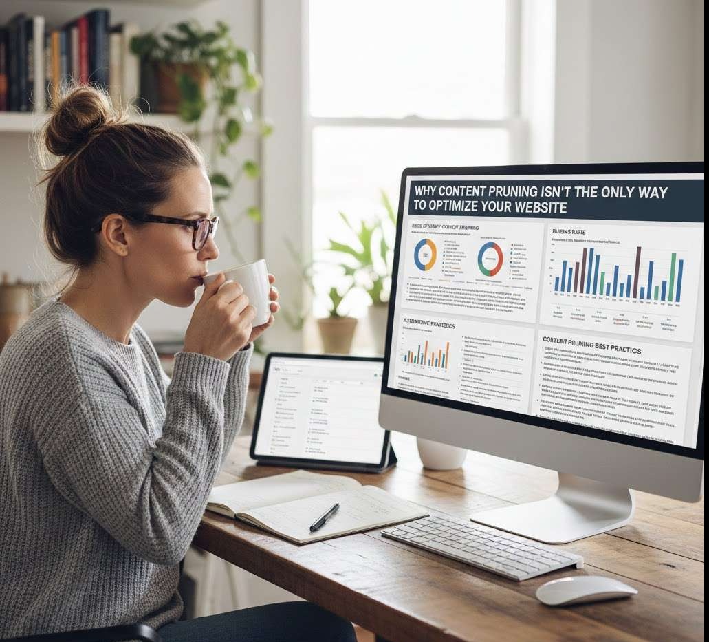 Why Content Pruning Isn't the Only Way to Optimize Your Website