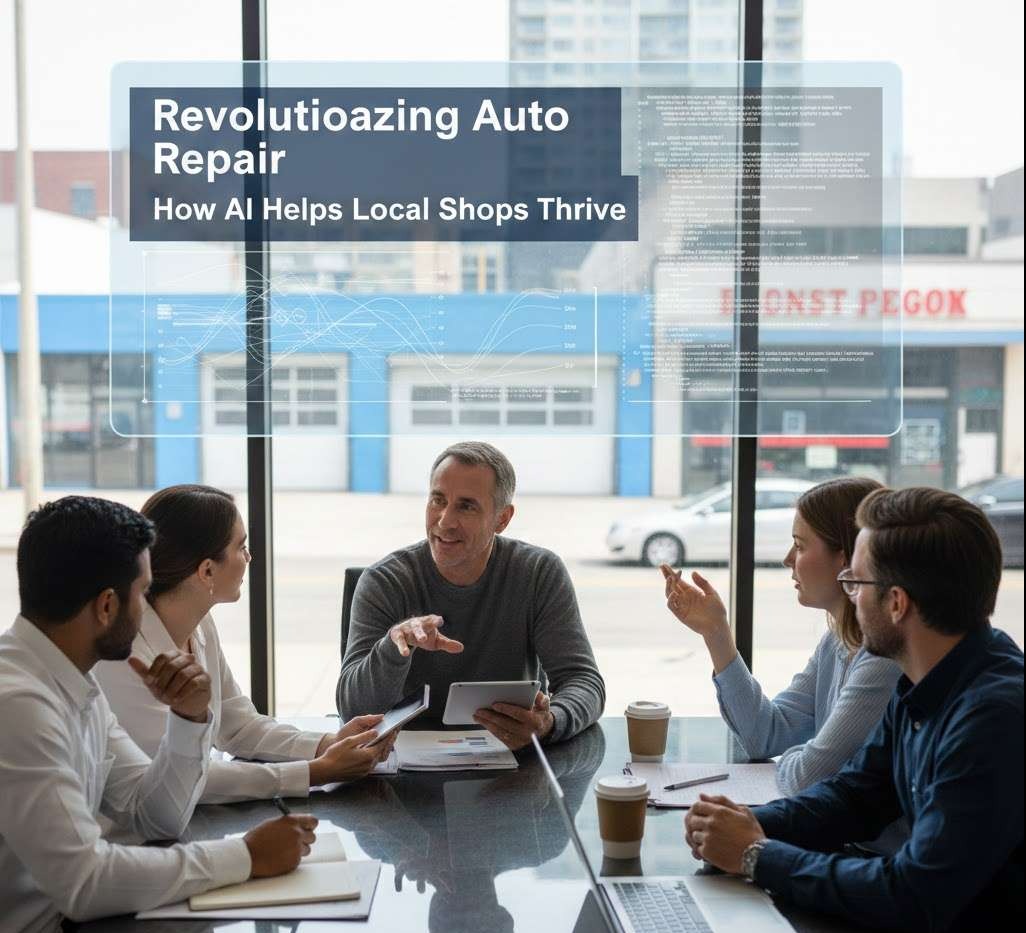 Digital interface for AI in automotive services communication.