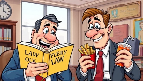 Humorous cartoon satirizing political views on civil liberties and immigration.