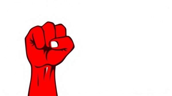 Bold red fist symbol representing SAVE America Act filibuster changes