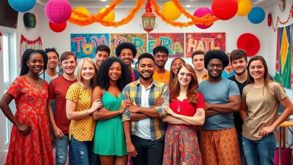 Drag race contestants in colorful outfits, celebrating LGBTQ+ rights.