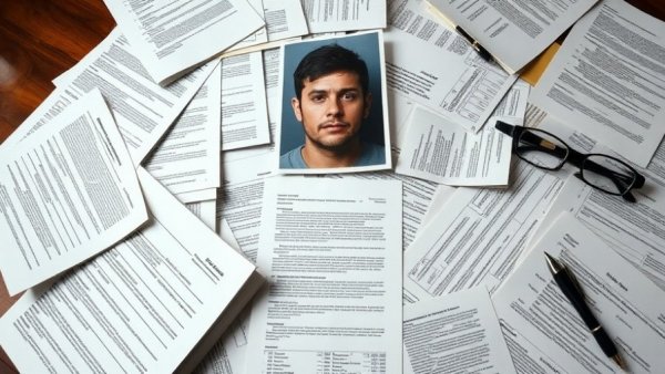 Various legal papers and a mugshot, related to Epstein Transgender Research Email.