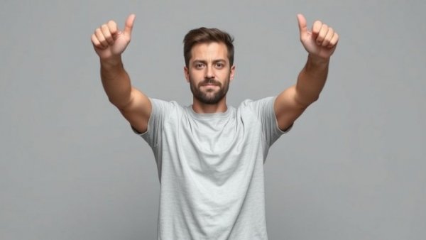 Casual man expresses neutrality, related to Iowa Don’t Say Gay law.