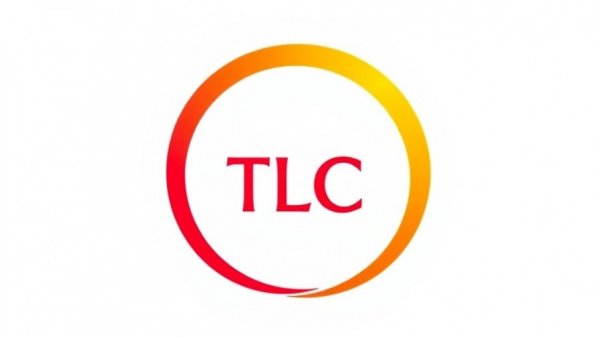 TLC logo surrounded by a colorful gradient circle.