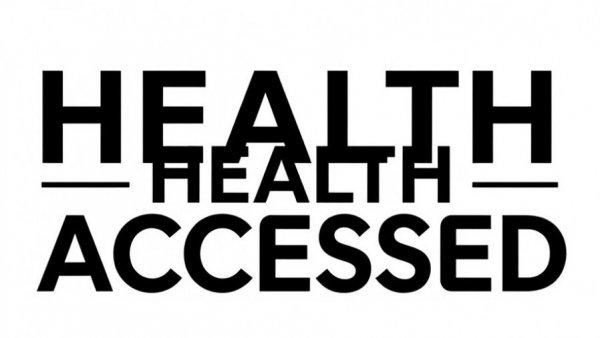 Bold text reading 'HEALTH ACCESS' on transparent background