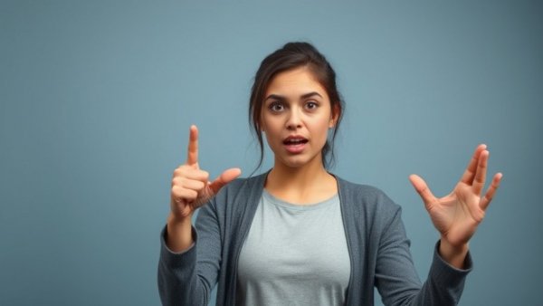 Young woman passionately advocating in studio setting, showcasing LGBTQ+ rights news.