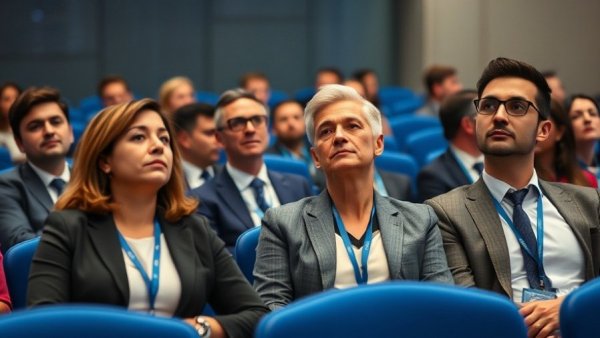 Ric Grenell sitting at a conference, representing LGBTQ+.