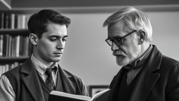 Historical portrait portraying Jesse Jackson's legacy with figures in discussion.