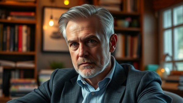 Anderson Cooper thoughtful in studio setting after leaving 60 Minutes.