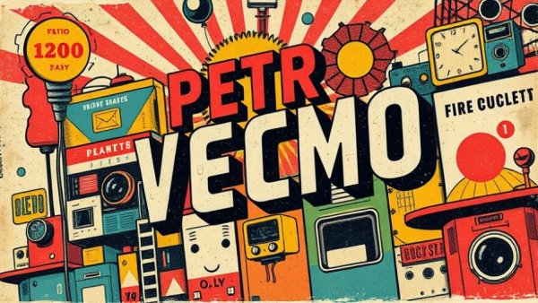 Retro graphic design collage showcasing texture brushes for local graphic design services.