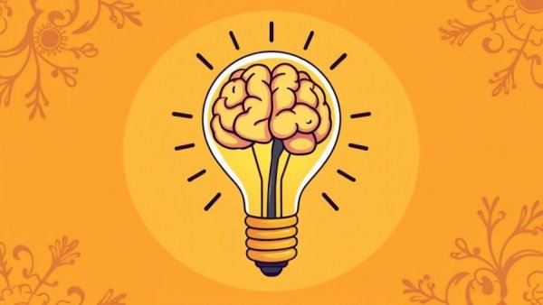 Creative Adobe Illustrator tutorials for beginners image with brain bulb.