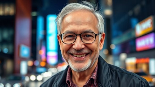 Transform your career broadcast banner with friendly host.