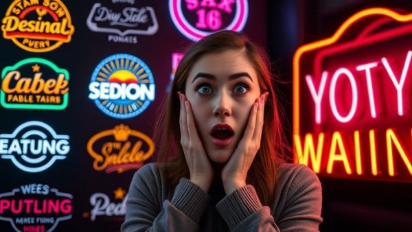 Surprised woman beside Affinity logo; graphic design software context.