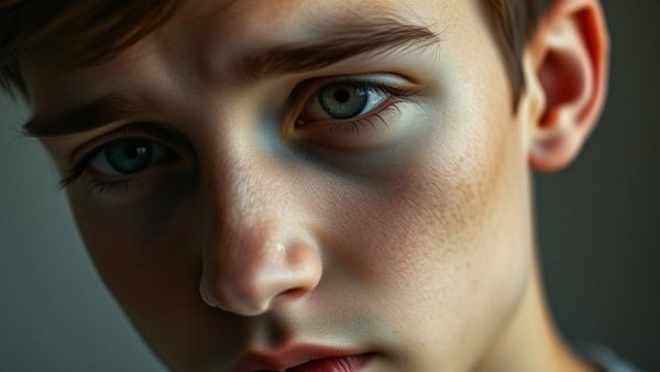 Close-up showing tear on face, reflecting on funding cuts to HIV services.