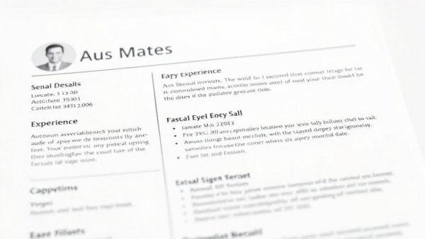 Minimal CV resume templates with modern design showcased on a white background.