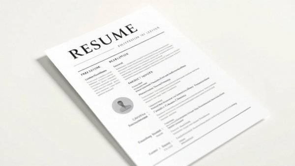 Modern resume template with clean design and professional layout.