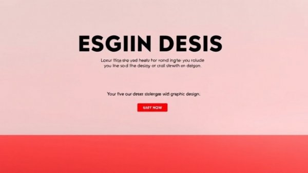 Graphic design tips layout with bold text and color scheme, minimalistic style.