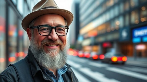 Unlocking your potential as a graphic designer with confident man smiling.