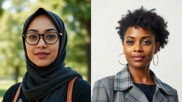 North Carolina Democratic primary race results image featuring two women.